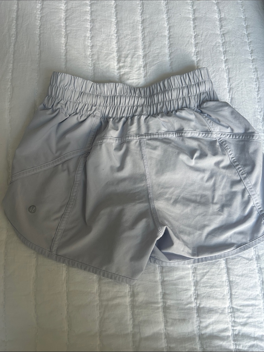 lululemon athletica Women's Light Gray Athletic Shorts